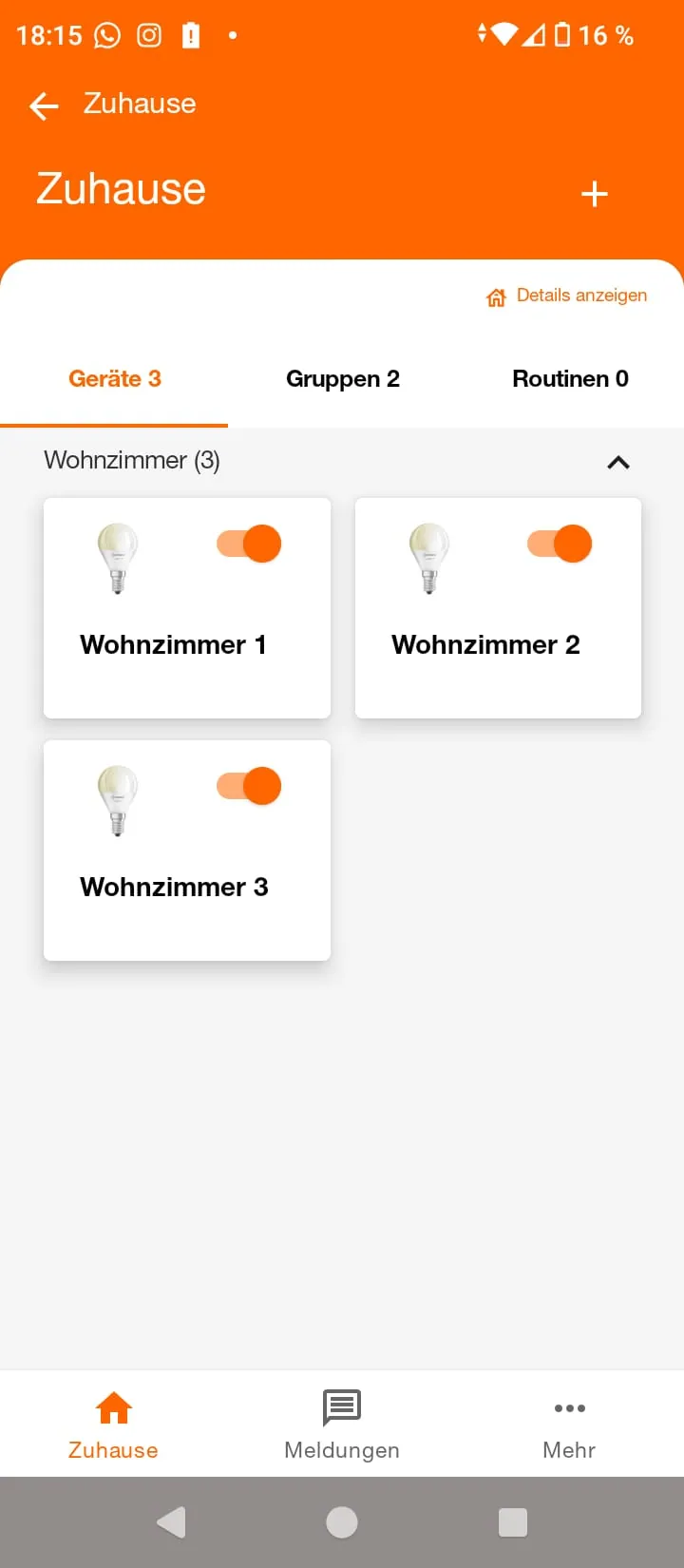 In der intuitiven LEDVANCE SMART+ App für iOS und Android können Sie Ihre Smart-Geräte einfach hinzufügen.