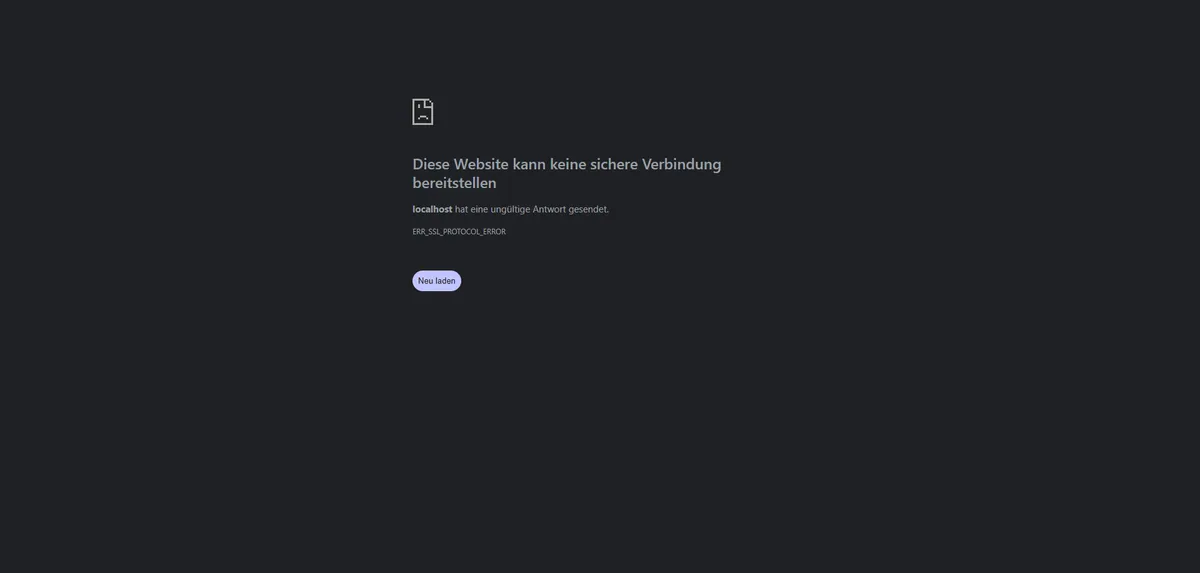 Local by Flywheel HTTPS Fehler