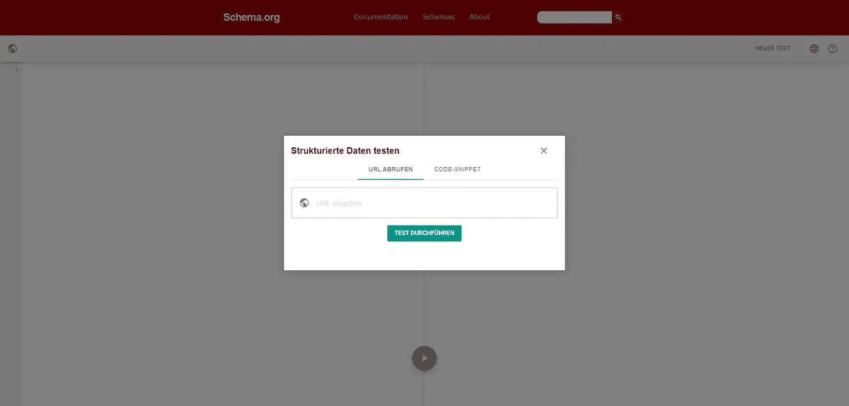 Der Schema Markup Validator von Schema.org