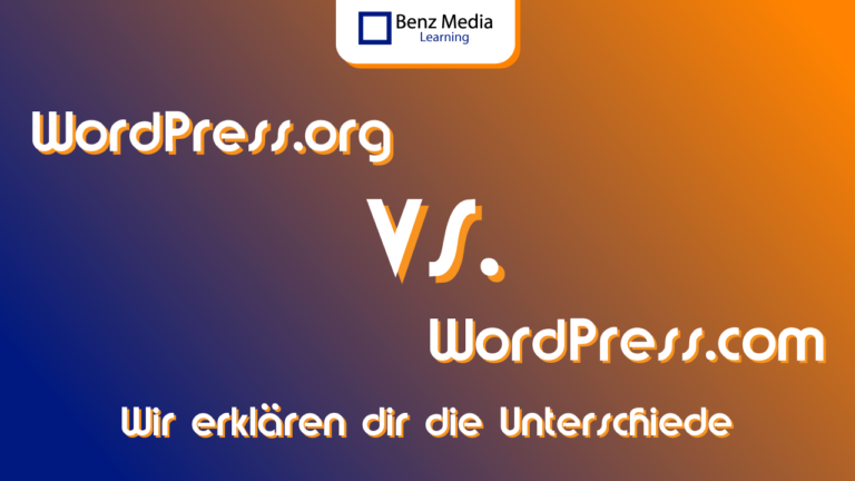 Lerne die Unterschiede zwischen WordPress.org und WordPress.com kennen