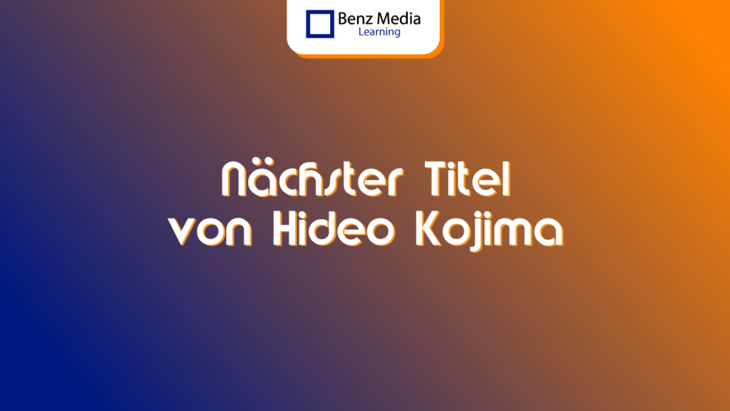 Hideo Kojimas nächster Titel
