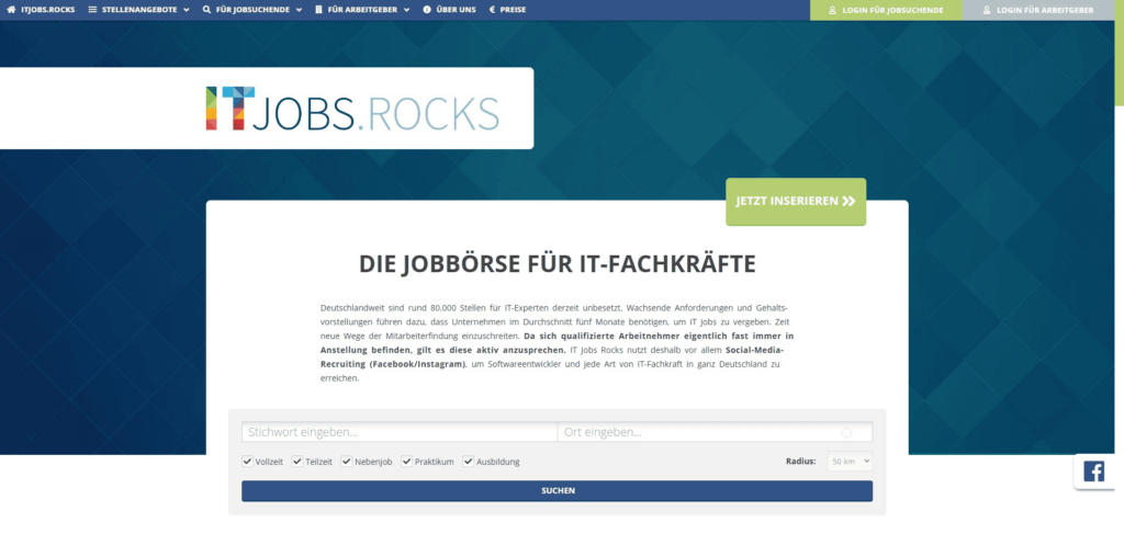 ITJobs.rocks Jobbörse