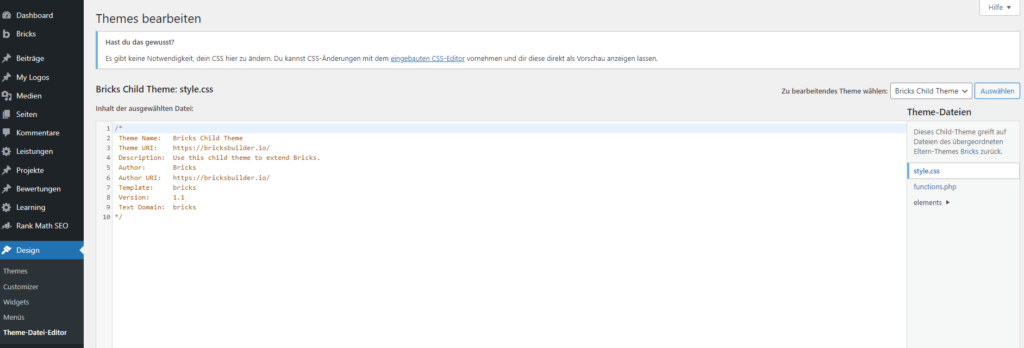 WordPress functions.php