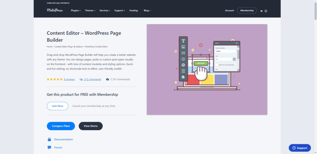 Der MotoPress WordPress Page Builder.