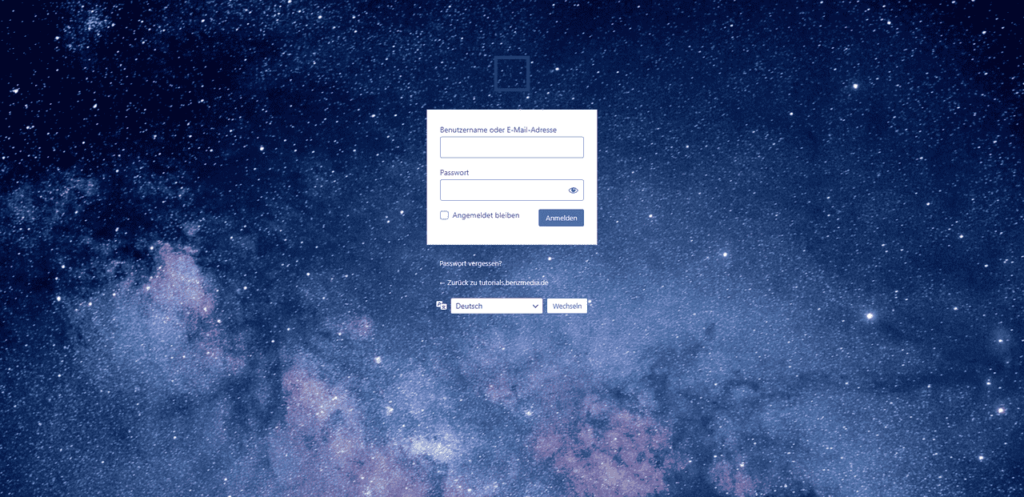 WordPress Login-Seite ändern (Hintergrund und Logo)