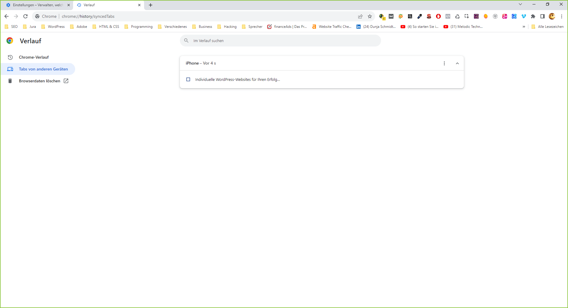 Google Chrome Tabs vom Handy auf deinem PC öffnen // Benz Media
