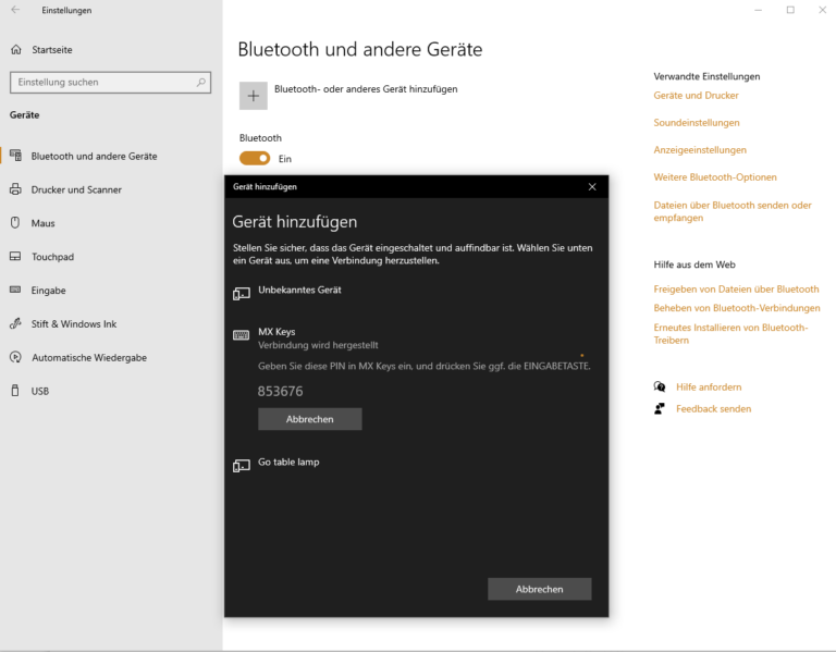 Laptop mit Logitech MX Keys bedienen // Benz Media