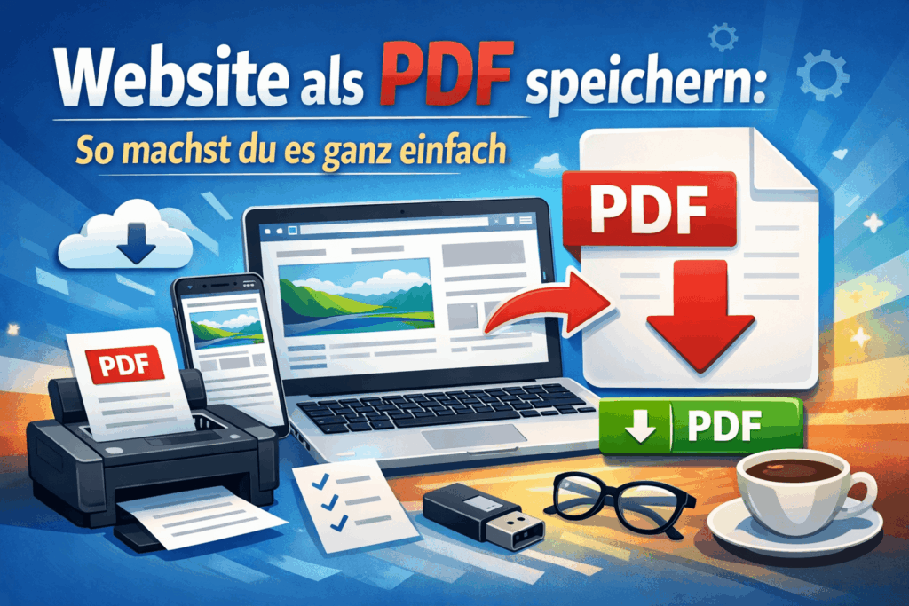 So kannst du eine Website als PDF speichern