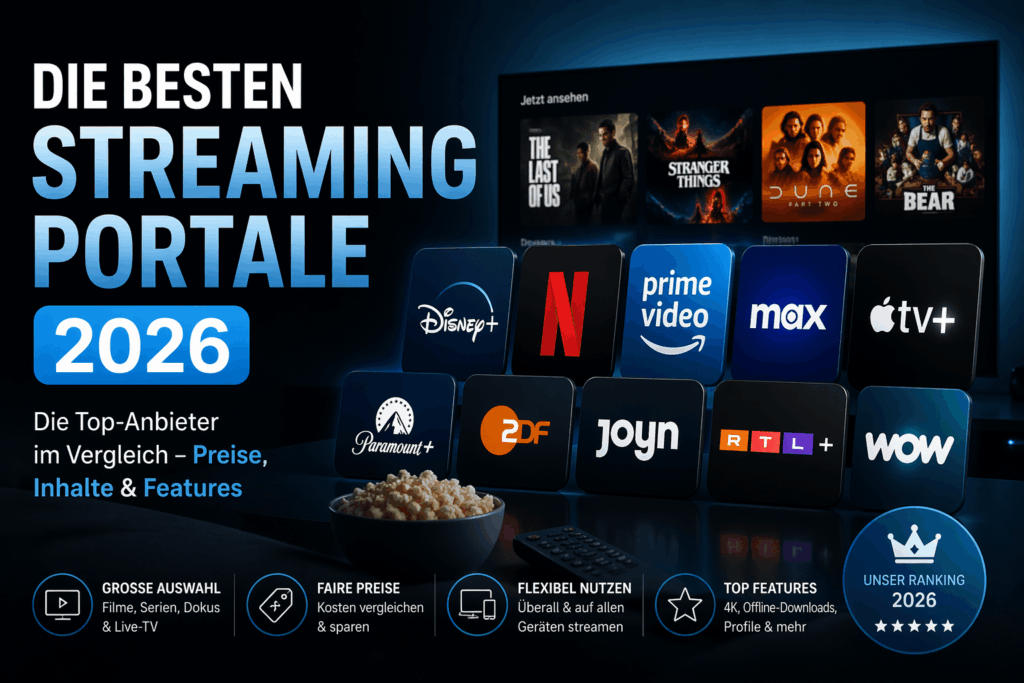 Die besten Streaming-Portale 2026