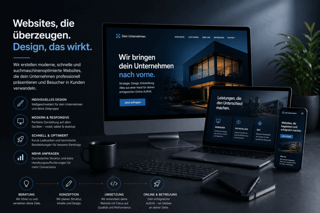 Benz Media entwickelt Websites in Bonn und Umgebung für Selbstständige und Unternehmen.